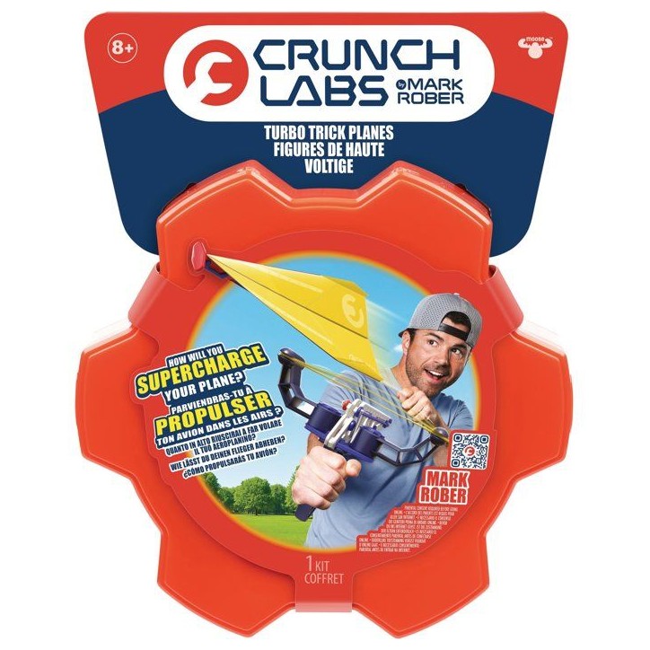 Kit scientifique - CRUNCHLABS - Lanceur d'avions - Aérodynamique - 5 modeles