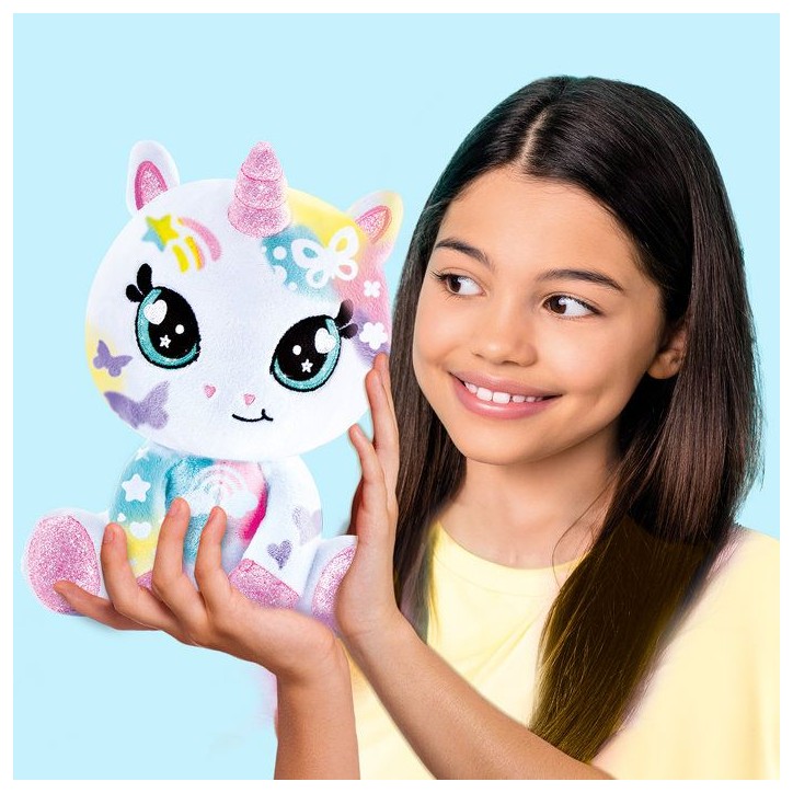 Licorne Pailletée – Avec spray électronique, feutres et pochoirs – AIR 088-Canal Toys – Airbrush Plush Licorne Pailletée – Avec spray électronique, feutres et pochoirs – AIR 088-Canal Toys – Airbrush Plush