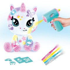 Licorne Pailletée – Avec spray électronique, feutres et pochoirs