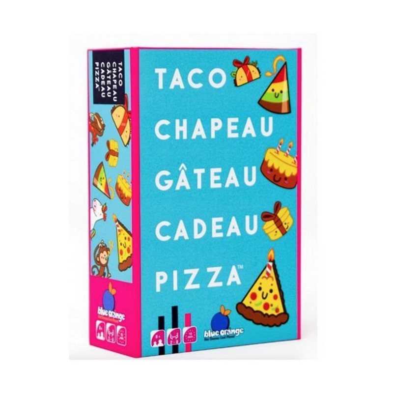 Jeu d'ambiance - BLUE ORANGE - Taco Chapeau Gâteau Cadeau Pizza - Rap Jeu d'ambiance - BLUE ORANGE - Taco Chapeau Gâteau Cadeau Pizza - Rap