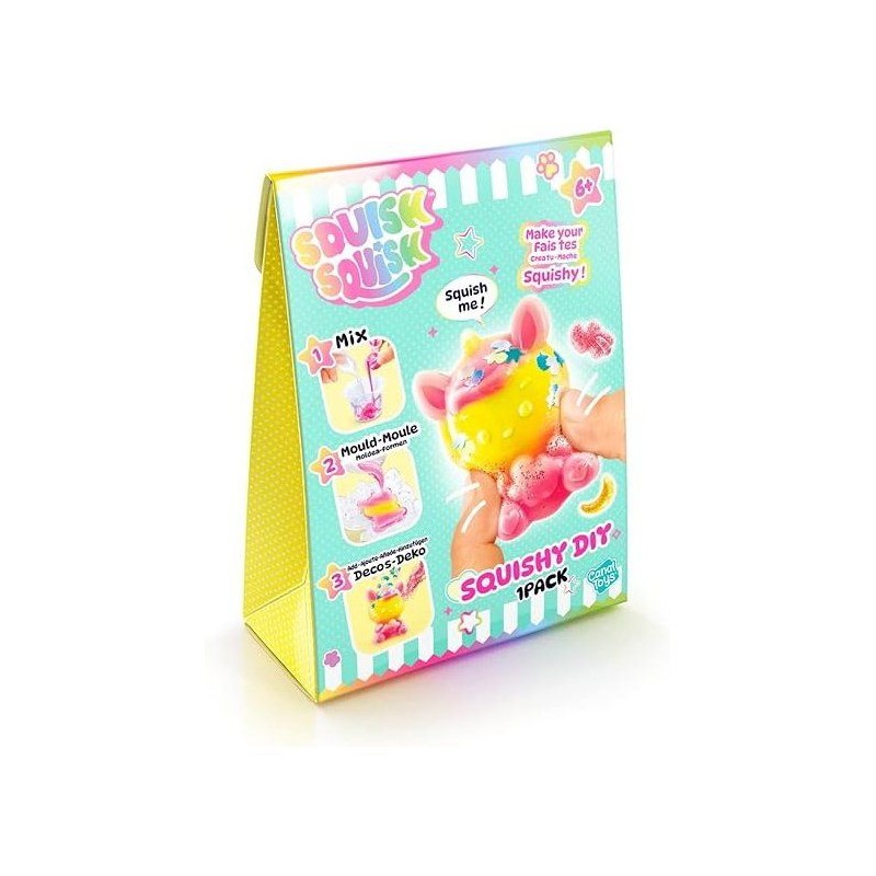 Canal Toys - SQUISH SQUISH - Squishy 1 Pack DIY - Des 6 ans - SQI 005