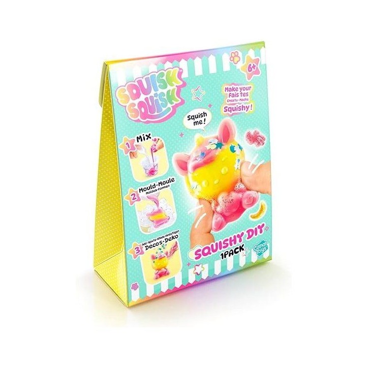 Canal Toys - SQUISH SQUISH - Squishy 1 Pack DIY - Des 6 ans - SQI 005