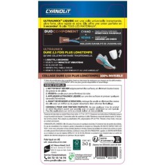 Colle universelle instantanée - CYANOLIT - ULTRA UNICK - 2x3 g - Ultra-rapide - Polyvalente