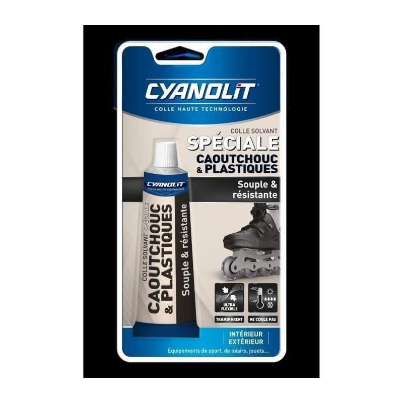 Colle spéciale caoutchouc et plastique - 50 mL