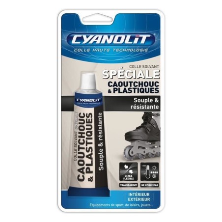 Colle spéciale caoutchouc et plastique - 50 mL