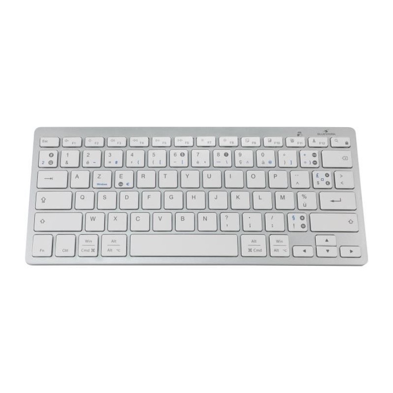 Clavier Bluetooth Double Layout PC MAC - BLUESTORK - MINI MAC PC - Pou Clavier Bluetooth Double Layout PC MAC - BLUESTORK - MINI MAC PC - Pou
