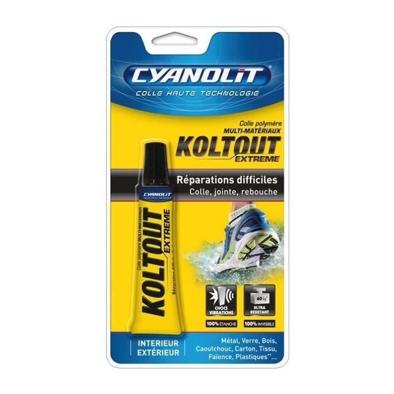 Colle multi-matériaux Super résistante - 20 mL