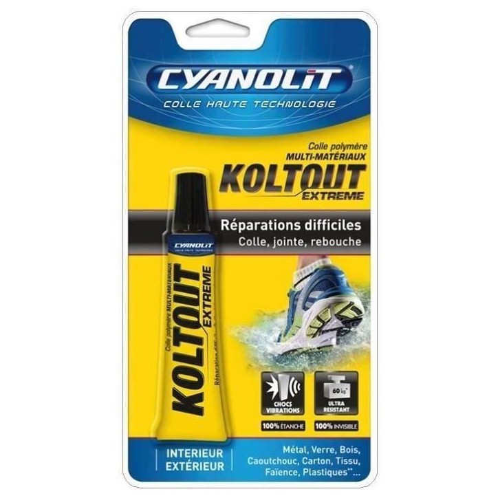 Colle multi-matériaux Super résistante - 20 mL