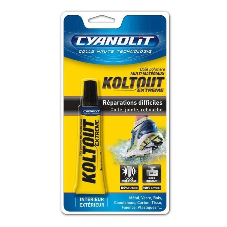 Colle multi-matériaux Super résistante - 20 mL