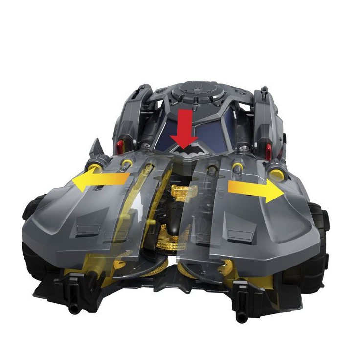 Véhicule miniature - DC Premier - Batmobile - Échelle 16,5 cm - Bat-Drone inclus - Capot modulable - Des 4 ans Véhicule miniature - DC Premier - Batmobile - Échelle 16,5 cm - Bat-Drone inclus - Capot modulable - Des 4 ans