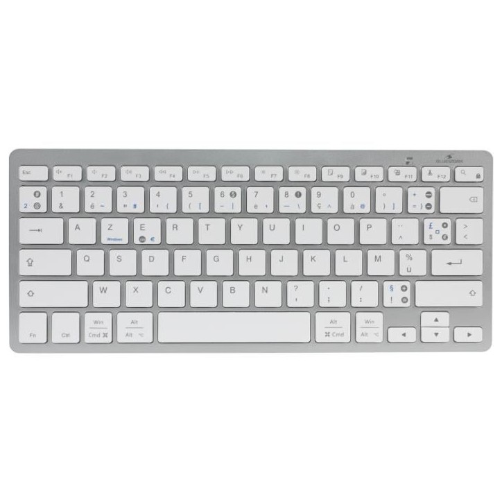 Clavier Bluetooth Double Layout PC MAC - BLUESTORK - MINI MAC PC - Pour Mac et PC - Noir Clavier Bluetooth Double Layout PC MAC - BLUESTORK - MINI MAC PC - Pour Mac et PC - Noir