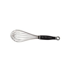Fouet universel fils inox - Göma 30 cm - Argent et noir