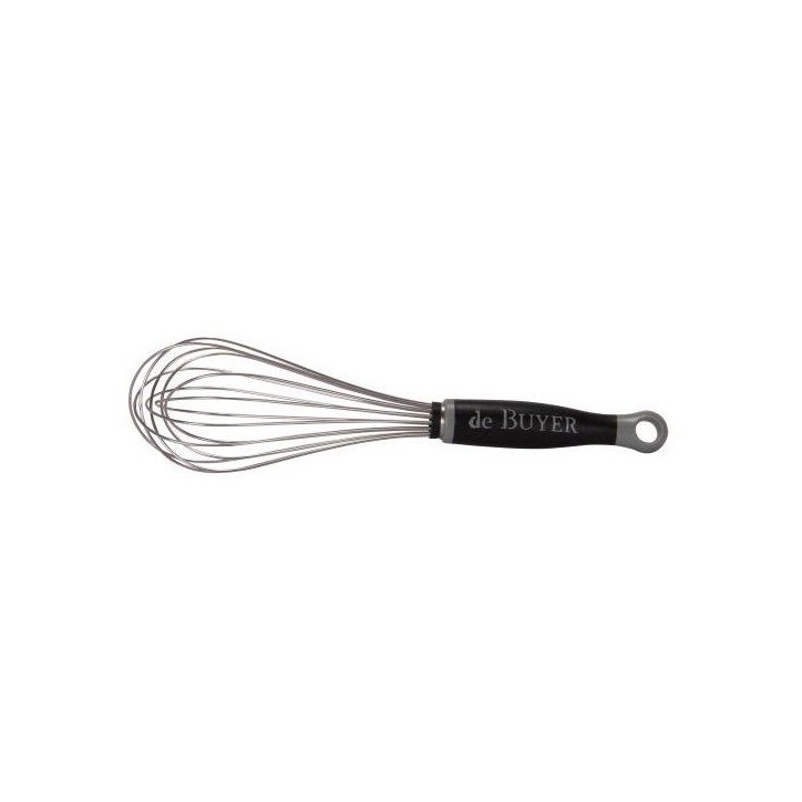 Fouet universel fils inox - Göma 30 cm - Argent et noir Fouet universel fils inox - Göma 30 cm - Argent et noir