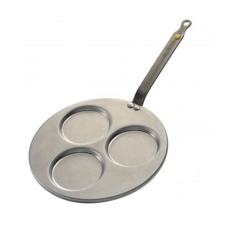 Poele triblinis Minéral B Elément - Ø 27 cm - Gris - Tous feux dont