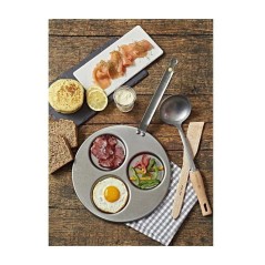 Poele triblinis Minéral B Elément - Ø 27 cm - Gris - Tous feux dont