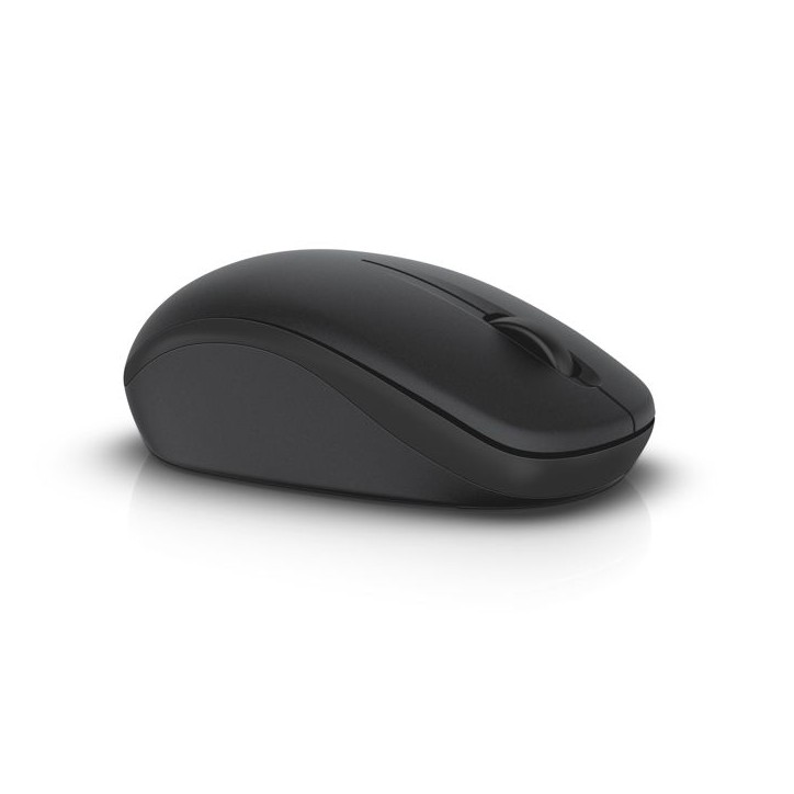 Souris Sans fil - DELL - WM126 - Noir - Optique - Connectivité sans fil - Ergonomique