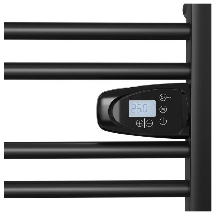 Seche-serviettes électrique - DELONGHI - Sec Tube Rond - 750 W - Anthracite - Tube rond