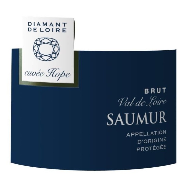 Diamant de Loire Cuvée Hope Saumur Mousseux Blanc Brut