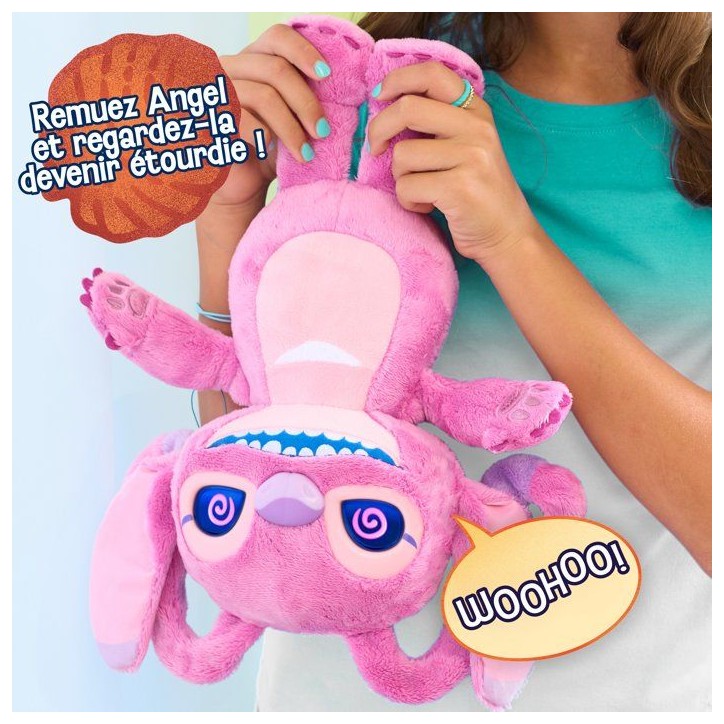 Peluche intéractive expressive - DISNEY Stitch - Many Moods - Angel - 35 cm - Des 3 ans Peluche intéractive expressive - DISNEY Stitch - Many Moods - Angel - 35 cm - Des 3 ans