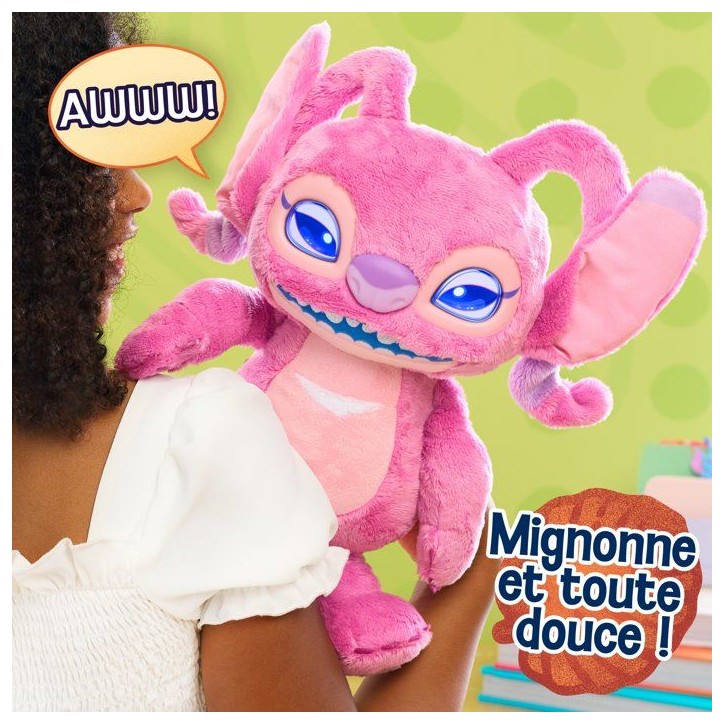 Peluche intéractive expressive - DISNEY Stitch - Many Moods - Angel - 35 cm - Des 3 ans Peluche intéractive expressive - DISNEY Stitch - Many Moods - Angel - 35 cm - Des 3 ans