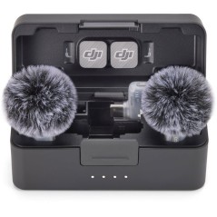 Micro sans fil - DJI - Mic Mini 2 - 2 TX - 1 RX mobile - Boîtier de c
