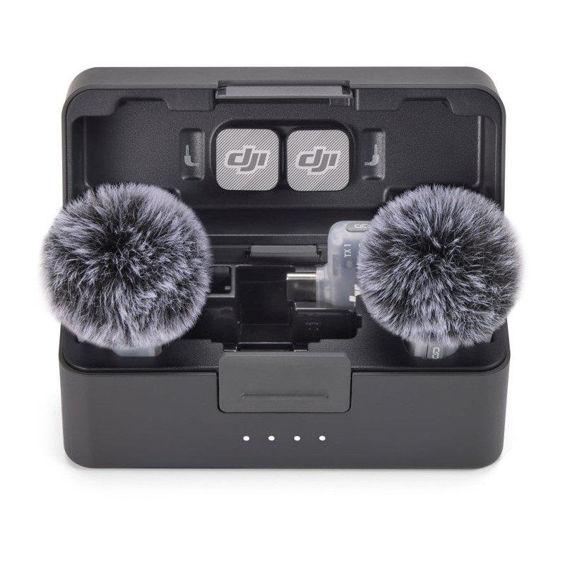 Micro sans fil - DJI - Mic Mini 2 - 2 TX - 1 RX mobile - Boîtier de c