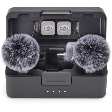Micro sans fil - DJI - Mic Mini 2 - 2 TX - 1 RX mobile - Boîtier de c
