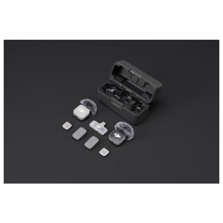 Micro sans fil - DJI - Mic Mini 2 - 2 TX - 1 RX mobile - Boîtier de charge