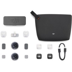 Micro sans fil - DJI - Mic Mini 2 - 2 TX - 1 RX mobile - Boîtier de c