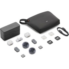 Micro sans fil - DJI - Mic Mini 2 - 2 TX - 1 RX mobile - Boîtier de c