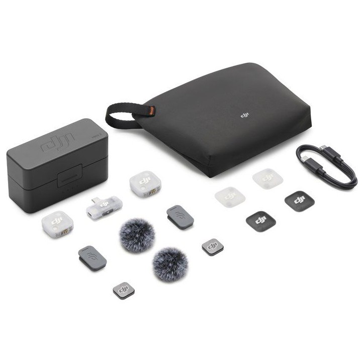 Micro sans fil - DJI - Mic Mini 2 - 2 TX - 1 RX mobile - Boîtier de charge