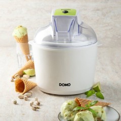 Sorbetiere - Machine a glace - DOMO - DO9304I - 1,5 L - Glace, sorbet, yaourt glacé - Préparation 20 a 40 min