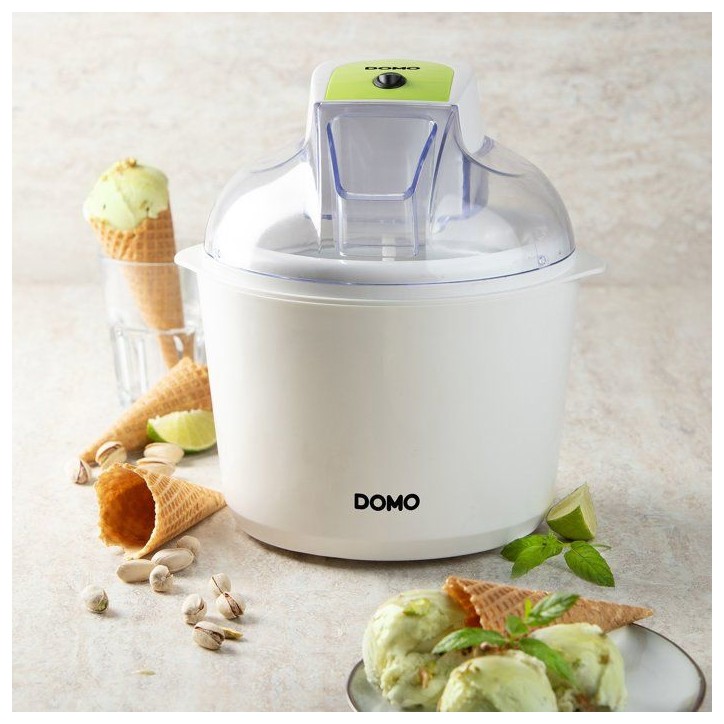 Sorbetiere - Machine a glace - DOMO - DO9304I - 1,5 L - Glace, sorbet, yaourt glacé - Préparation 20 a 40 min Sorbetiere - Machine a glace - DOMO - DO9304I - 1,5 L - Glace, sorbet, yaourt glacé - Préparation 20 a 40 min
