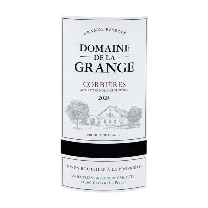 Domaine de la Grange 2024 Corbieres - Vin rouge de Languedoc
