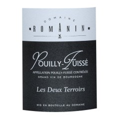 Domaine Romanin Les Deux Terroirs 2022 Pouilly-Fuissé - Vin blanc de Bourgogne