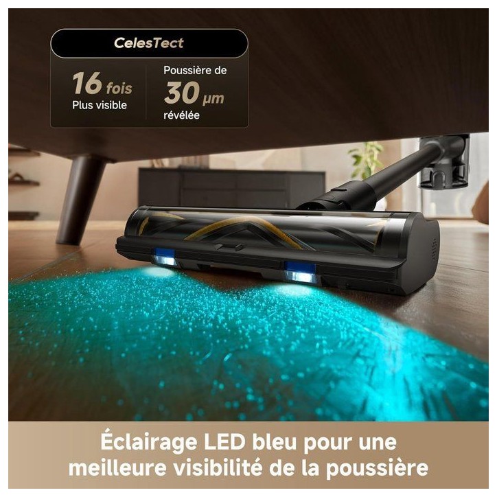 DREAME R20 SE - Aspirateur Balai sans fil - 20 000 PA - Autonomie 90 min - Éclairage LED DREAME R20 SE - Aspirateur Balai sans fil - 20 000 PA - Autonomie 90 min - Éclairage LED