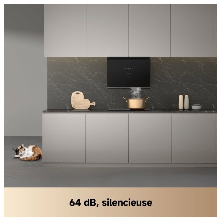 Hotte inclinée de cuisine - DREAME - Z6000 (type HZ60) - 60 cm - noir Hotte inclinée de cuisine - DREAME - Z6000 (type HZ60) - 60 cm - noir