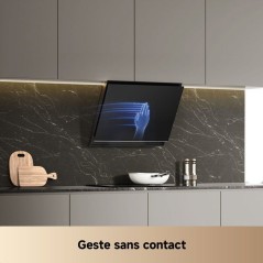 Hotte inclinée de cuisine - DREAME - Z6000 (type HZ60) - 60 cm - noir