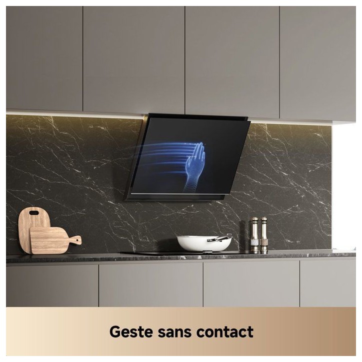 Hotte inclinée de cuisine - DREAME - Z6000 (type HZ60) - 60 cm - noir Hotte inclinée de cuisine - DREAME - Z6000 (type HZ60) - 60 cm - noir