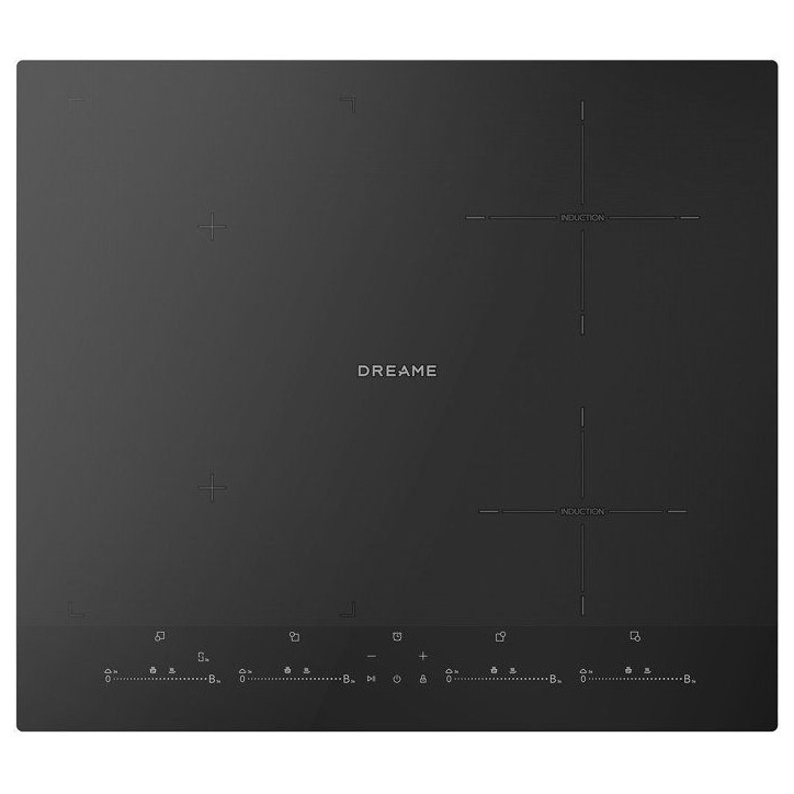 Plaque induction 4 feux - DREAME - EZ60 - 60 cm - 4 zones - zone modulable Plaque induction 4 feux - DREAME - EZ60 - 60 cm - 4 zones - zone modulable