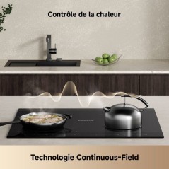 Plaque induction 4 feux - DREAME - EZ60 - 60 cm - 4 zones - zone modul