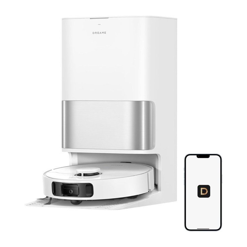 Aspirateur Robot Laveur - DREAME D30 Ultra White - Autonomie longue -