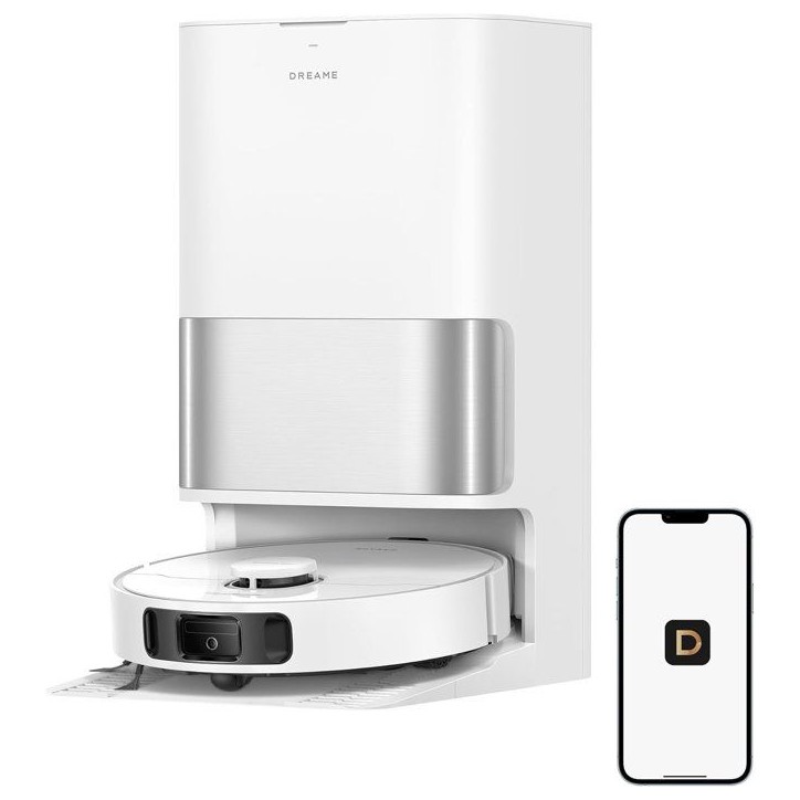 Aspirateur Robot Laveur - DREAME D30 Ultra White - Autonomie longue - 25 000 Pa - Navigation LiDAR - Station auto Aspirateur Robot Laveur - DREAME D30 Ultra White - Autonomie longue - 25 000 Pa - Navigation LiDAR - Station auto