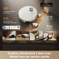 Aspirateur robot laveur - DREAME X60 Ultra Complete Grey - Autonomie l