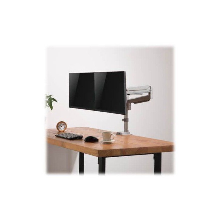 Support double écran - Eaton - DDR1732DAL - Bras flexible articulé - Fixation pince/oeillet - Ports USB & audio Support double écran - Eaton - DDR1732DAL - Bras flexible articulé - Fixation pince/oeillet - Ports USB & audio