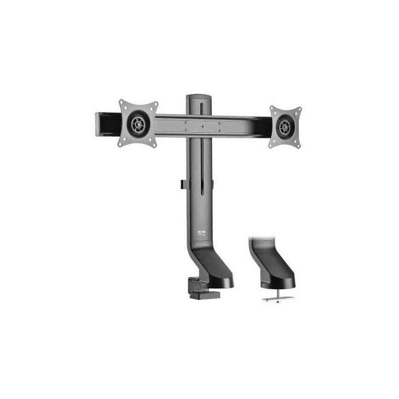 Support double écrans - Eaton - DDR1727DC - Fixation pince/oeillet -