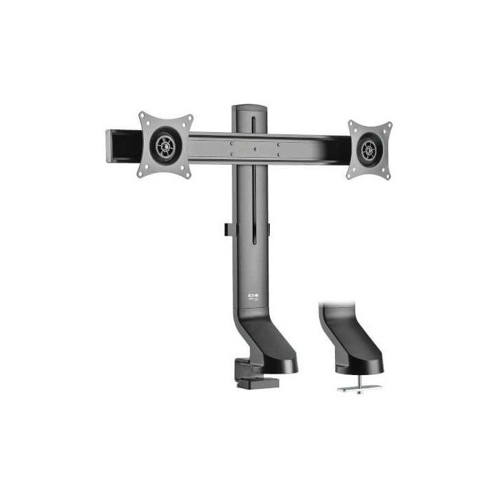 Support double écrans - Eaton - DDR1727DC - Fixation pince/oeillet - Réglable en hauteur - Écrans 17-27 Support double écrans - Eaton - DDR1727DC - Fixation pince/oeillet - Réglable en hauteur - Écrans 17-27