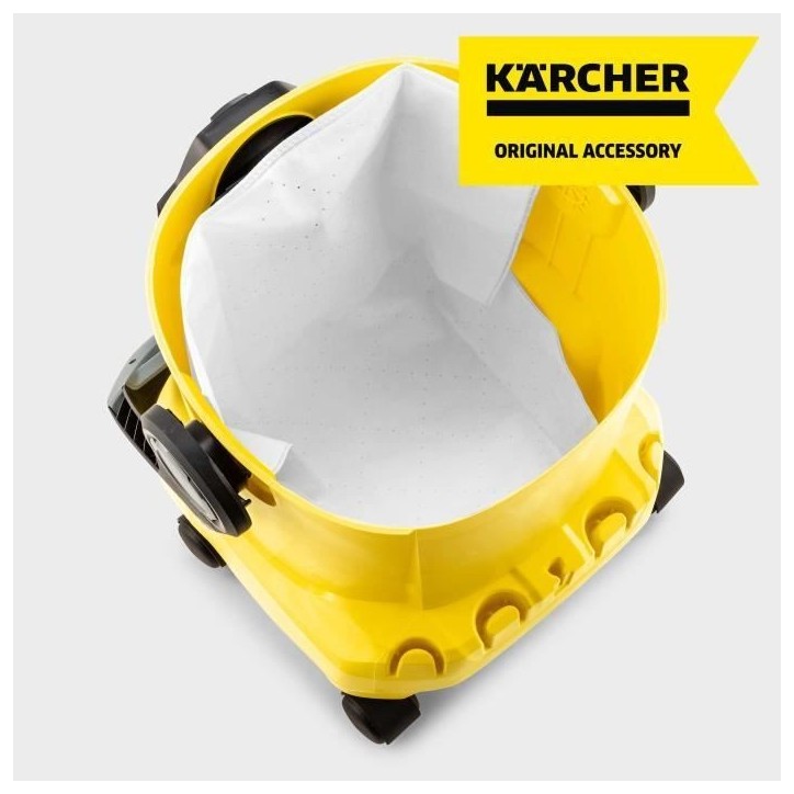 Sachet filtre ouate WD4 a WD6 (4 pieces) - KARCHER - 28630060