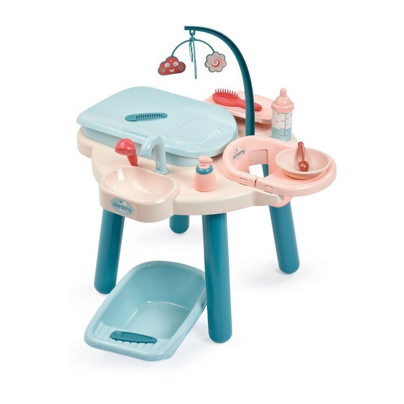ECOIFFIER Nursery 1840 - Table Nursery avec Accessoires - 18 mois - Po