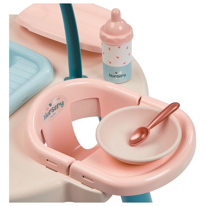 ECOIFFIER Nursery 1840 - Table Nursery avec Accessoires - 18 mois - Pour Prendre Soin de Bébé ECOIFFIER Nursery 1840 - Table Nursery avec Accessoires - 18 mois - Pour Prendre Soin de Bébé